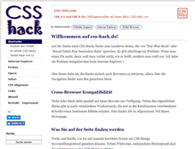 Tablet Screenshot of css-hack.de